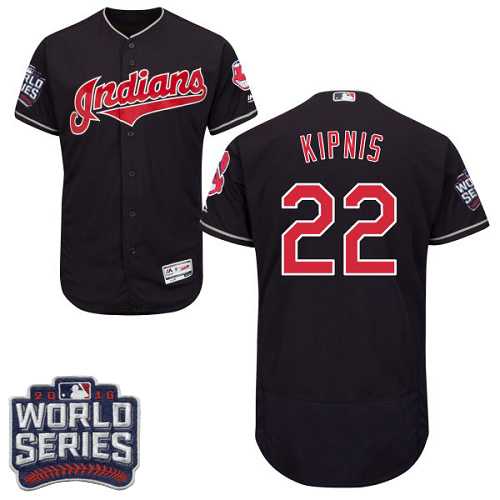 Cleveland Indians #22 Jason Kipnis Navy 2016 World Series Flexbase Stitched Jersey DingZhi,We sell and wholesale Cleveland Indians #22 Jason Kipnis Navy 2016 World Series Flexbase Stitched Jersey DingZhi on line form chian!