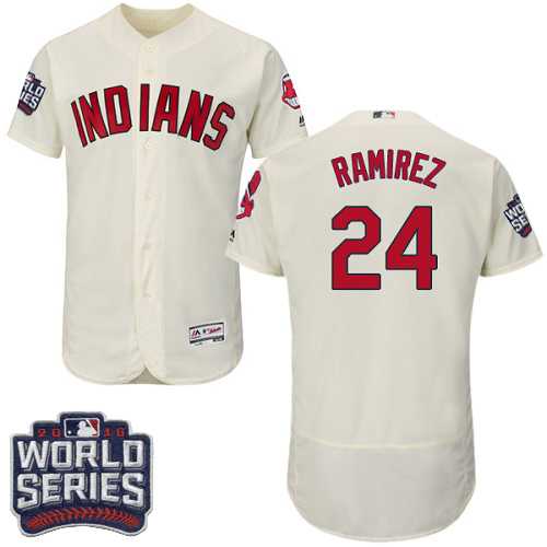 Cleveland Indians #24 Jose Ramirez Cream 2016 World Series Flexbase Stitched Jersey DingZhi,We sell and wholesale Cleveland Indians #24 Jose Ramirez Cream 2016 World Series Flexbase Stitched Jersey DingZhi on line form chian!