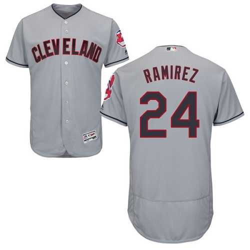 Cleveland Indians #24 Jose Ramirez Gray Flexbase Stitched Jersey DingZhi,We sell and wholesale Cleveland Indians #24 Jose Ramirez Gray Flexbase Stitched Jersey DingZhi on line form chian!
