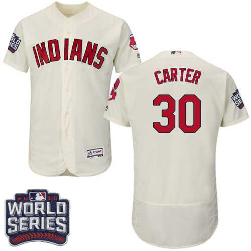 Cleveland Indians #30 Joe Carter Cream 2016 World Series Flexbase Stitched Jersey DingZhi,We sell and wholesale Cleveland Indians #30 Joe Carter Cream 2016 World Series Flexbase Stitched Jersey DingZhi on line form chian!