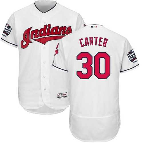 Cleveland Indians #30 Joe Carter White 2016 World Series Flexbase Stitched Jersey DingZhi,We sell and wholesale Cleveland Indians #30 Joe Carter White 2016 World Series Flexbase Stitched Jersey DingZhi on line form chian!
