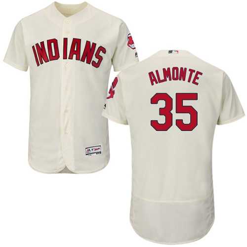 Cleveland Indians #35 Abraham Almonte Cream Flexbase Stitched Jersey DingZhi,We sell and wholesale Cleveland Indians #35 Abraham Almonte Cream Flexbase Stitched Jersey DingZhi on line form chian!