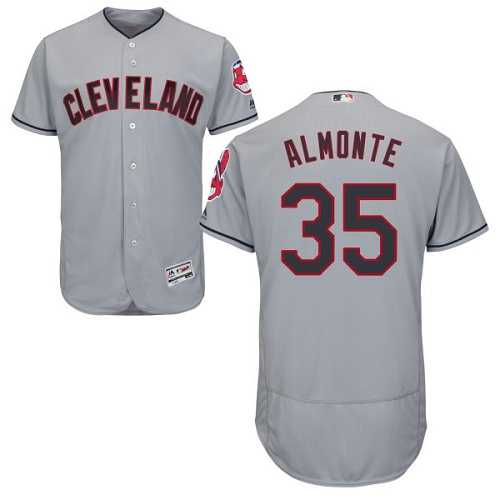 Cleveland Indians #35 Abraham Almonte Gray Flexbase Stitched Jersey DingZhi,We sell and wholesale Cleveland Indians #35 Abraham Almonte Gray Flexbase Stitched Jersey DingZhi on line form chian!