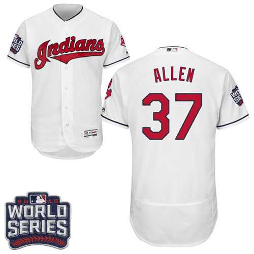 Cleveland Indians #37 Cody Allen White 2016 World Series Flexbase Stitched Jersey DingZhi,We sell and wholesale Cleveland Indians #37 Cody Allen White 2016 World Series Flexbase Stitched Jersey DingZhi on line form chian!