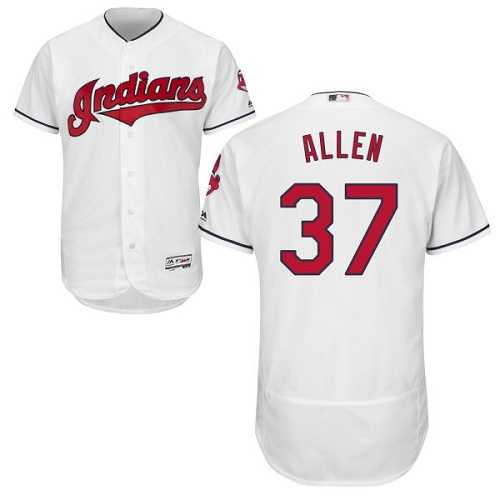 Cleveland Indians #37 Cody Allen White Flexbase Stitched Jersey DingZhi,We sell and wholesale Cleveland Indians #37 Cody Allen White Flexbase Stitched Jersey DingZhi on line form chian!