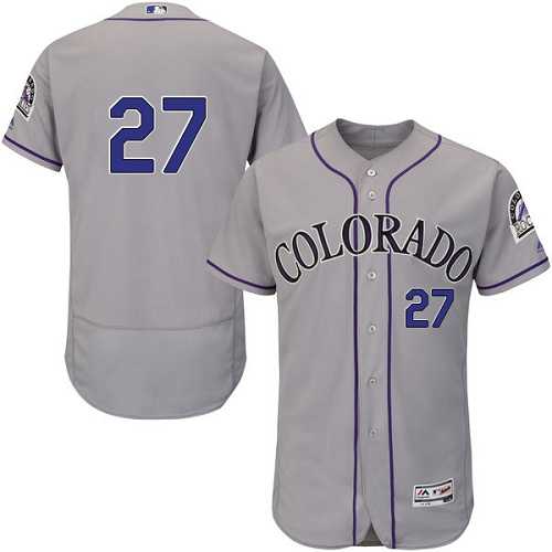 Colorado Rockies #27 Trevor Story Gray Flexbase Stitched Jersey DingZhi,We sell and wholesale Colorado Rockies #27 Trevor Story Gray Flexbase Stitched Jersey DingZhi on line form chian!