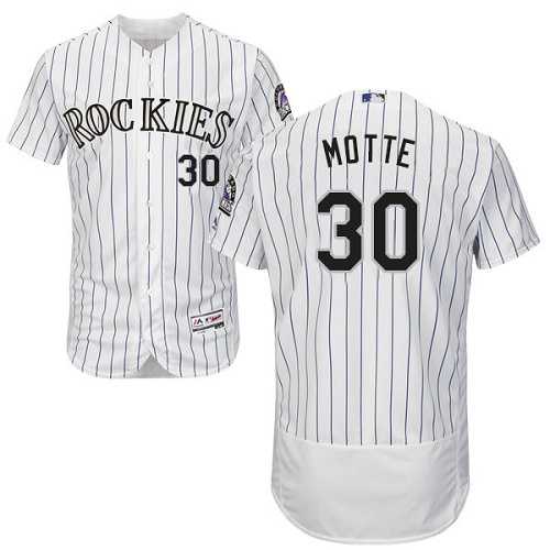 Colorado Rockies #30 Jason Motte White Flexbase Stitched Jersey DingZhi,We sell and wholesale Colorado Rockies #30 Jason Motte White Flexbase Stitched Jersey DingZhi on line form chian!