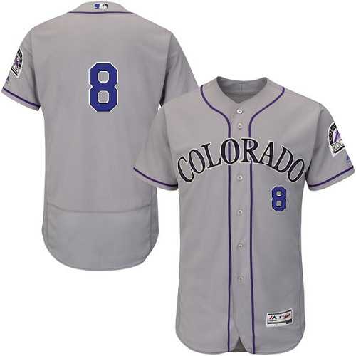 Colorado Rockies #8 Gerardo Parra Gray Flexbase Stitched Jersey DingZhi,We sell and wholesale Colorado Rockies #8 Gerardo Parra Gray Flexbase Stitched Jersey DingZhi on line form chian!