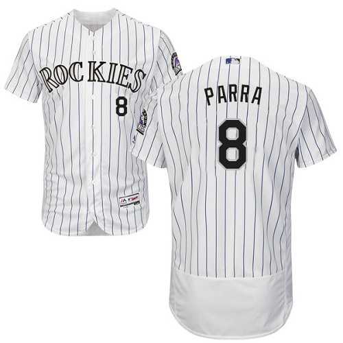 Colorado Rockies #8 Gerardo Parra White Flexbase Stitched Jersey DingZhi,We sell and wholesale Colorado Rockies #8 Gerardo Parra White Flexbase Stitched Jersey DingZhi on line form chian!