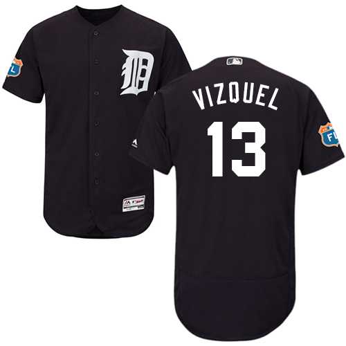 Detroit Tigers #13 Omar Vizquel Navy Flexbase Stitched Jersey DingZhi,We sell and wholesale Detroit Tigers #13 Omar Vizquel Navy Flexbase Stitched Jersey DingZhi on line form chian!