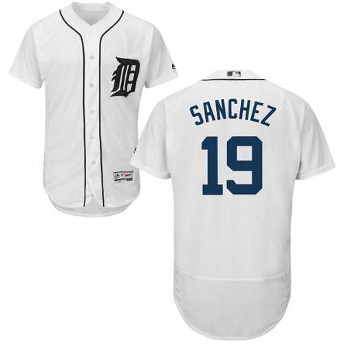 Detroit Tigers #19 Anibal Sanchez White Flexbase Stitched Jersey DingZhi,We sell and wholesale Detroit Tigers #19 Anibal Sanchez White Flexbase Stitched Jersey DingZhi on line form chian!