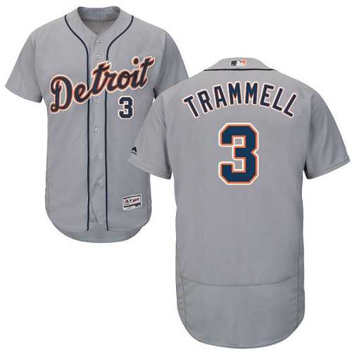 Detroit Tigers #3 Alan Trammell Gray Flexbase Stitched Jersey DingZhi,We sell and wholesale Detroit Tigers #3 Alan Trammell Gray Flexbase Stitched Jersey DingZhi on line form chian!