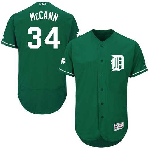 Detroit Tigers #34 James McCann Green Celtic Flexbase Stitched Jersey DingZhi,We sell and wholesale Detroit Tigers #34 James McCann Green Celtic Flexbase Stitched Jersey DingZhi on line form chian!
