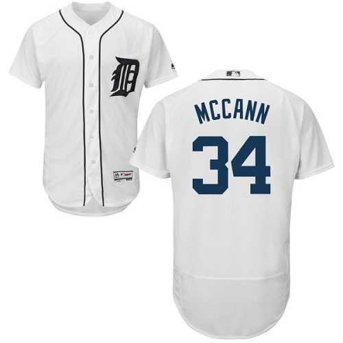 Detroit Tigers #34 James McCann White Flexbase Stitched Jersey DingZhi,We sell and wholesale Detroit Tigers #34 James McCann White Flexbase Stitched Jersey DingZhi on line form chian!