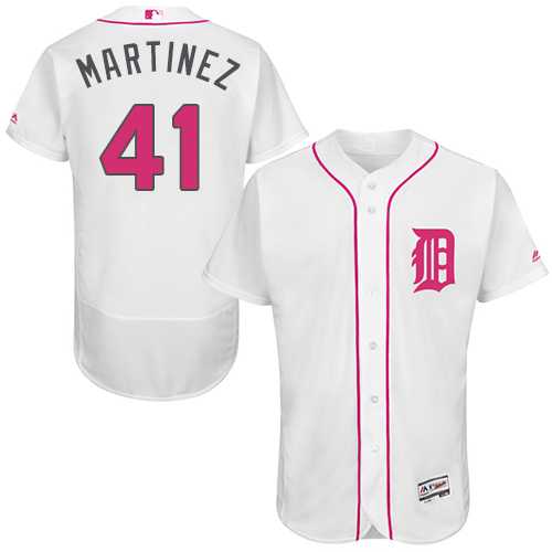 Detroit Tigers #41 Victor Martinez White Mother's Day Flexbase Stitched Jersey DingZhi,We sell and wholesale Detroit Tigers #41 Victor Martinez White Mother's Day Flexbase Stitched Jersey DingZhi on line form chian!