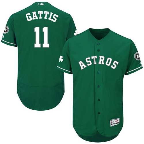 Houston Astros #11 Evan Gattis Green Celtic Flexbase Stitched Jersey DingZhi,We sell and wholesale Houston Astros #11 Evan Gattis Green Celtic Flexbase Stitched Jersey DingZhi on line form chian!