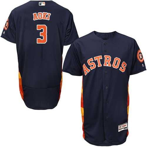 Houston Astros #3 Norichika Aoki Navy Flexbase Stitched Jersey DingZhi,We sell and wholesale Houston Astros #3 Norichika Aoki Navy Flexbase Stitched Jersey DingZhi on line form chian!