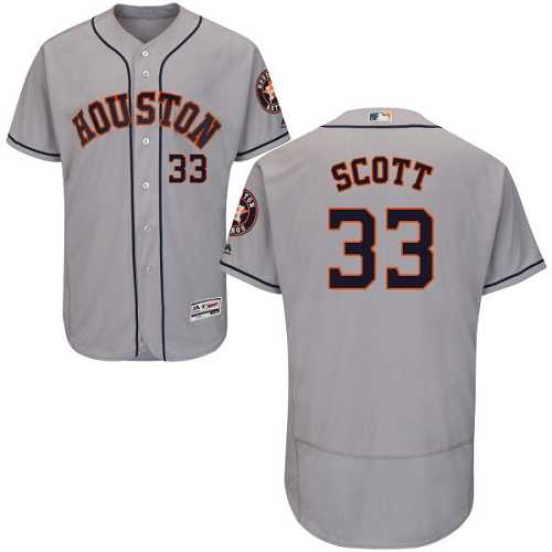 Houston Astros #33 Mike Scott Gray Flexbase Stitched Jersey DingZhi,We sell and wholesale Houston Astros #33 Mike Scott Gray Flexbase Stitched Jersey DingZhi on line form chian!
