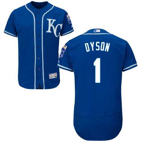 Kansas City Royals #1 Jarrod Dyson Royal Flexbase Stitched Jersey DingZhi,We sell and wholesale Kansas City Royals #1 Jarrod Dyson Royal Flexbase Stitched Jersey DingZhi on line form chian!