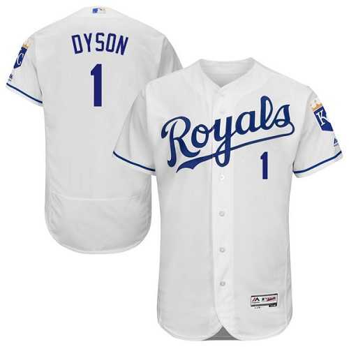 Kansas City Royals #1 Jarrod Dyson White Flexbase Stitched Jersey DingZhi,We sell and wholesale Kansas City Royals #1 Jarrod Dyson White Flexbase Stitched Jersey DingZhi on line form chian!