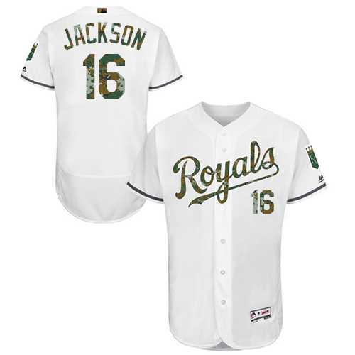 Kansas City Royals #16 Bo Jackson White Memorial Day Flexbase Stitched Jersey DingZhi,We sell and wholesale Kansas City Royals #16 Bo Jackson White Memorial Day Flexbase Stitched Jersey DingZhi on line form chian!