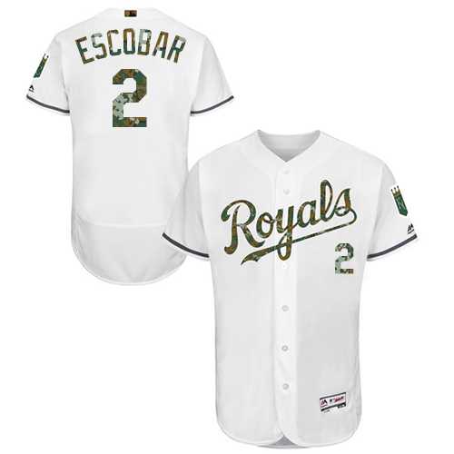 Kansas City Royals #2 Alcides Escobar White Memorial Day Flexbase Stitched Jersey DingZhi,We sell and wholesale Kansas City Royals #2 Alcides Escobar White Memorial Day Flexbase Stitched Jersey DingZhi on line form chian!