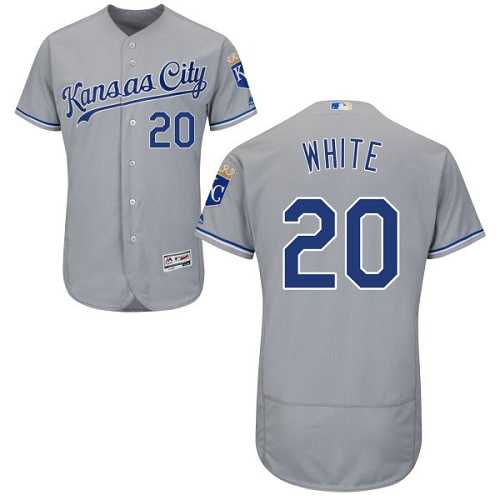Kansas City Royals #20 Frank White Gray Flexbase Stitched Jersey DingZhi,We sell and wholesale Kansas City Royals #20 Frank White Gray Flexbase Stitched Jersey DingZhi on line form chian!