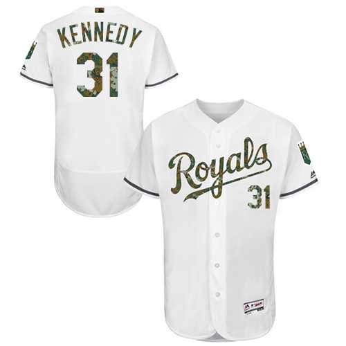 Kansas City Royals #31 Ian Kennedy White Memorial Day Flexbase Stitched Jersey DingZhi,We sell and wholesale Kansas City Royals #31 Ian Kennedy White Memorial Day Flexbase Stitched Jersey DingZhi on line form chian!