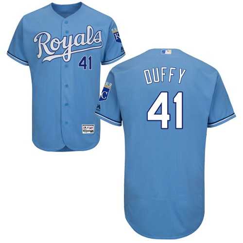 Kansas City Royals #41 Danny Duffy Light Blue Flexbase Stitched Jersey DingZhi,We sell and wholesale Kansas City Royals #41 Danny Duffy Light Blue Flexbase Stitched Jersey DingZhi on line form chian!