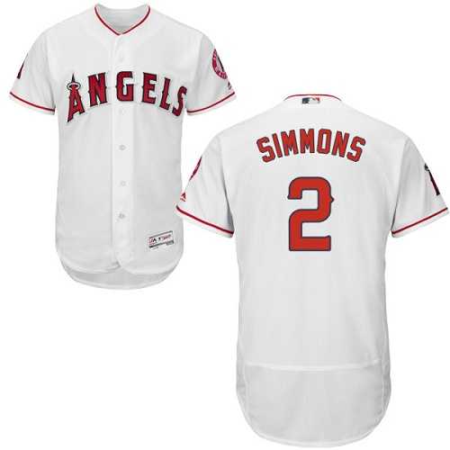 Los Angeles Angels of Anaheim #2 Andrelton Simmons White Flexbase Stitched Jersey DingZhi,We sell and wholesale Los Angeles Angels of Anaheim #2 Andrelton Simmons White Flexbase Stitched Jersey DingZhi on line form chian!
