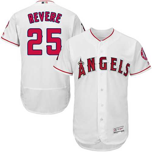 Los Angeles Angels of Anaheim #25 Ben Revere White Flexbase Stitched Jersey DingZhi,We sell and wholesale Los Angeles Angels of Anaheim #25 Ben Revere White Flexbase Stitched Jersey DingZhi on line form chian!