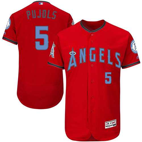 Los Angeles Angels of Anaheim #5 Albert Pujols Red Father's Day Flexbase Stitched Jersey DingZhi,We sell and wholesale Los Angeles Angels of Anaheim #5 Albert Pujols Red Father's Day Flexbase Stitched Jersey DingZhi on line form chian!