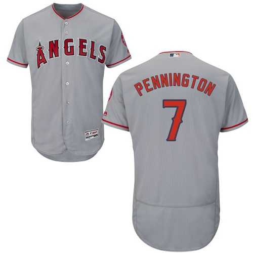 Los Angeles Angels of Anaheim #7 Cliff Pennington Gray Flexbase Stitched Jersey DingZhi,We sell and wholesale Los Angeles Angels of Anaheim #7 Cliff Pennington Gray Flexbase Stitched Jersey DingZhi on line form chian!