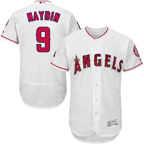 Los Angeles Angels of Anaheim #9 Cameron Maybin White Flexbase Stitched Jersey DingZhi,We sell and wholesale Los Angeles Angels of Anaheim #9 Cameron Maybin White Flexbase Stitched Jersey DingZhi on line form chian!