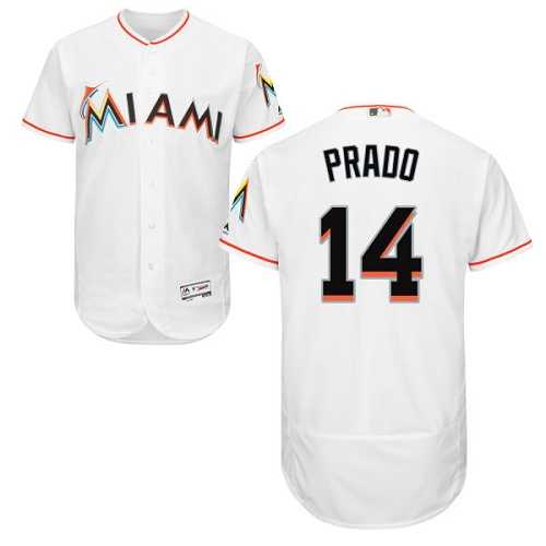 Miami Marlins #14 Martin Prado White Flexbase Stitched Jersey DingZhi,We sell and wholesale Miami Marlins #14 Martin Prado White Flexbase Stitched Jersey DingZhi on line form chian!