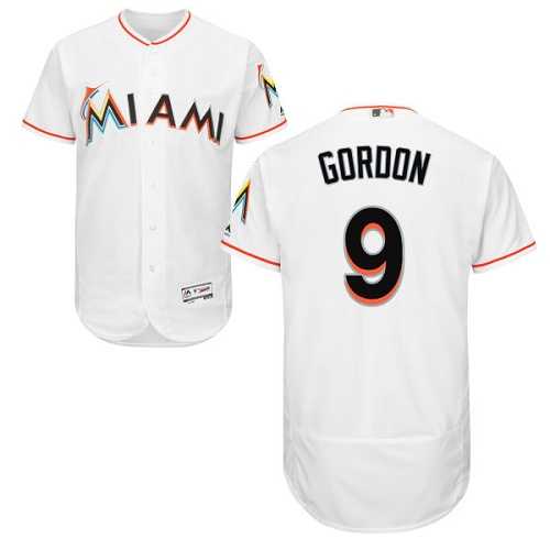 Miami Marlins #9 Dee Gordon White Flexbase Stitched Jersey DingZhi,We sell and wholesale Miami Marlins #9 Dee Gordon White Flexbase Stitched Jersey DingZhi on line form chian!