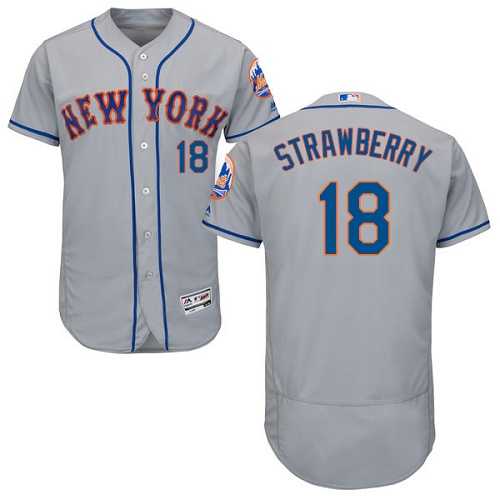 New York Mets #18 Darryl Strawberry Gray Flexbase Stitched Jersey DingZhi,We sell and wholesale New York Mets #18 Darryl Strawberry Gray Flexbase Stitched Jersey DingZhi on line form chian!