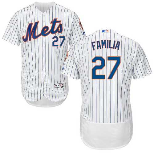 New York Mets #27 Jeurys Familia White Flexbase Stitched Jersey DingZhi,We sell and wholesale New York Mets #27 Jeurys Familia White Flexbase Stitched Jersey DingZhi on line form chian!