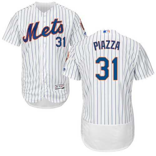 New York Mets #31 Mike Piazza White Flexbase Stitched Jersey DingZhi,We sell and wholesale New York Mets #31 Mike Piazza White Flexbase Stitched Jersey DingZhi on line form chian!