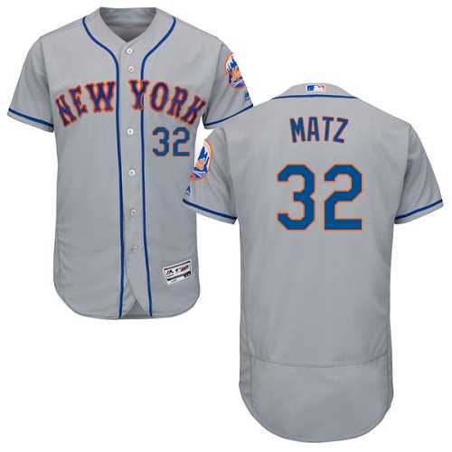 New York Mets #32 Steven Matz Gray Flexbase Stitched Jersey DingZhi,We sell and wholesale New York Mets #32 Steven Matz Gray Flexbase Stitched Jersey DingZhi on line form chian!