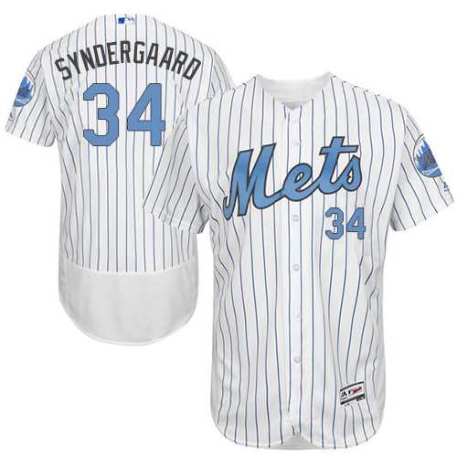 New York Mets #34 Noah Syndergaard White Father's Day Flexbase Stitched Jersey DingZhi,We sell and wholesale New York Mets #34 Noah Syndergaard White Father's Day Flexbase Stitched Jersey DingZhi on line form chian!