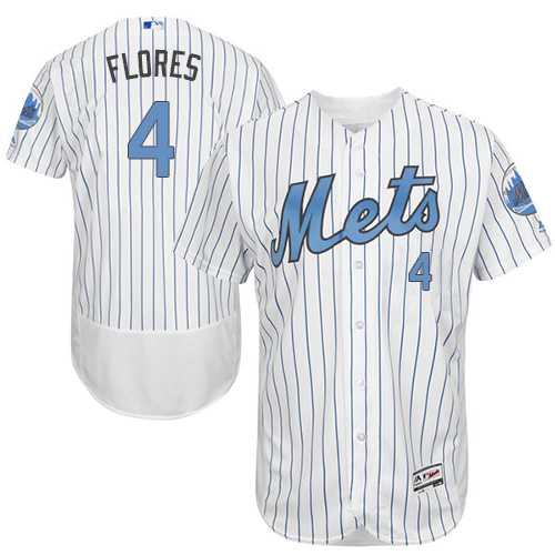 New York Mets #4 Wilmer Flores White Father's Day Flexbase Stitched Jersey DingZhi,We sell and wholesale New York Mets #4 Wilmer Flores White Father's Day Flexbase Stitched Jersey DingZhi on line form chian!