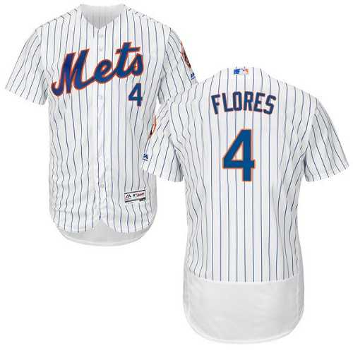 New York Mets #4 Wilmer Flores White Flexbase Stitched Jersey DingZhi,We sell and wholesale New York Mets #4 Wilmer Flores White Flexbase Stitched Jersey DingZhi on line form chian!