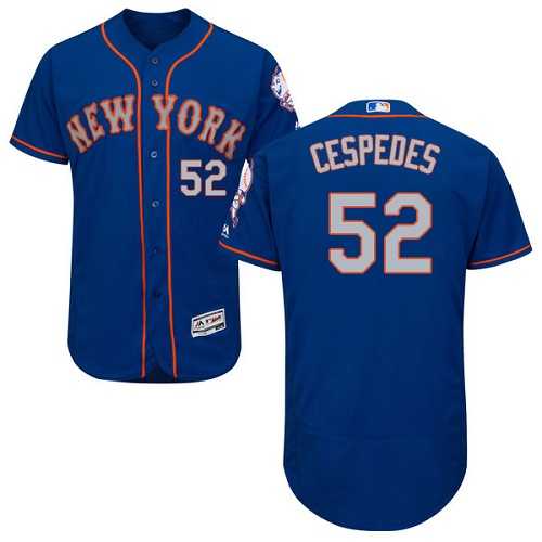 New York Mets #52 Yoenis Cespedes Blue Alternate Flexbase Stitched Jersey DingZhi,We sell and wholesale New York Mets #52 Yoenis Cespedes Blue Alternate Flexbase Stitched Jersey DingZhi on line form chian!
