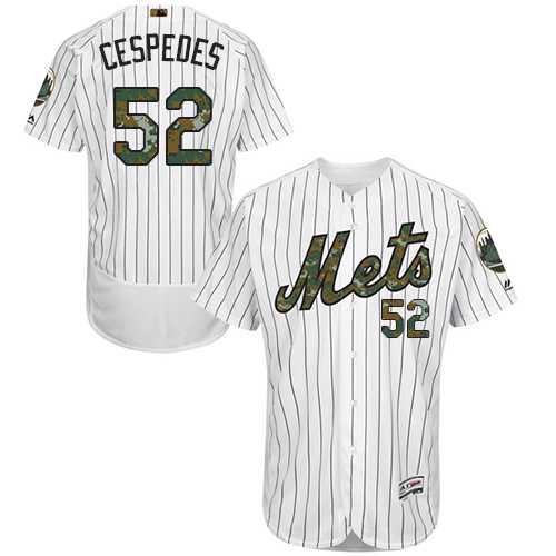 New York Mets #52 Yoenis Cespedes White Memorial Day Flexbase Stitched Jersey DingZhi,We sell and wholesale New York Mets #52 Yoenis Cespedes White Memorial Day Flexbase Stitched Jersey DingZhi on line form chian!