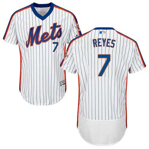 New York Mets #7 Jose Reyes White Cooperstown Collection Flexbase Stitched Jersey DingZhi,We sell and wholesale New York Mets #7 Jose Reyes White Cooperstown Collection Flexbase Stitched Jersey DingZhi on line form chian!