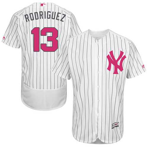 New York Yankees #13 Alex Rodriguez White Mother's Day Flexbase Stitched Jersey DingZhi,We sell and wholesale New York Yankees #13 Alex Rodriguez White Mother's Day Flexbase Stitched Jersey DingZhi on line form chian!