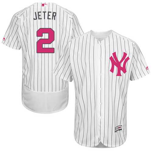 New York Yankees #2 Derek Jeter White Mother's Day Flexbase Stitched Jersey DingZhi,We sell and wholesale New York Yankees #2 Derek Jeter White Mother's Day Flexbase Stitched Jersey DingZhi on line form chian!