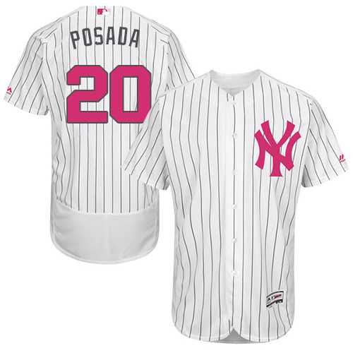 New York Yankees #20 Jorge Posada White Mother's Day Flexbase Stitched Jersey DingZhi,We sell and wholesale New York Yankees #20 Jorge Posada White Mother's Day Flexbase Stitched Jersey DingZhi on line form chian!