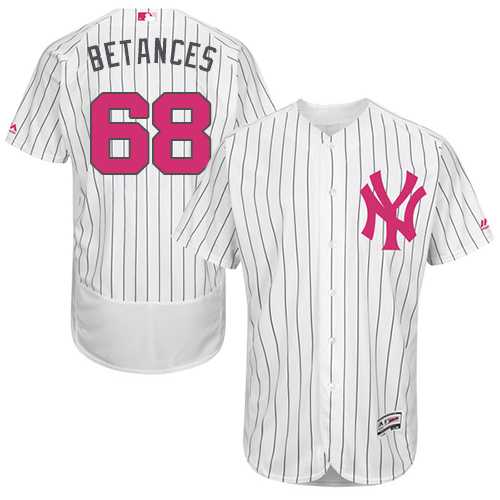 New York Yankees #68 Dellin Betances White Mother's Day Flexbase Stitched Jersey DingZhi,We sell and wholesale New York Yankees #68 Dellin Betances White Mother's Day Flexbase Stitched Jersey DingZhi on line form chian!